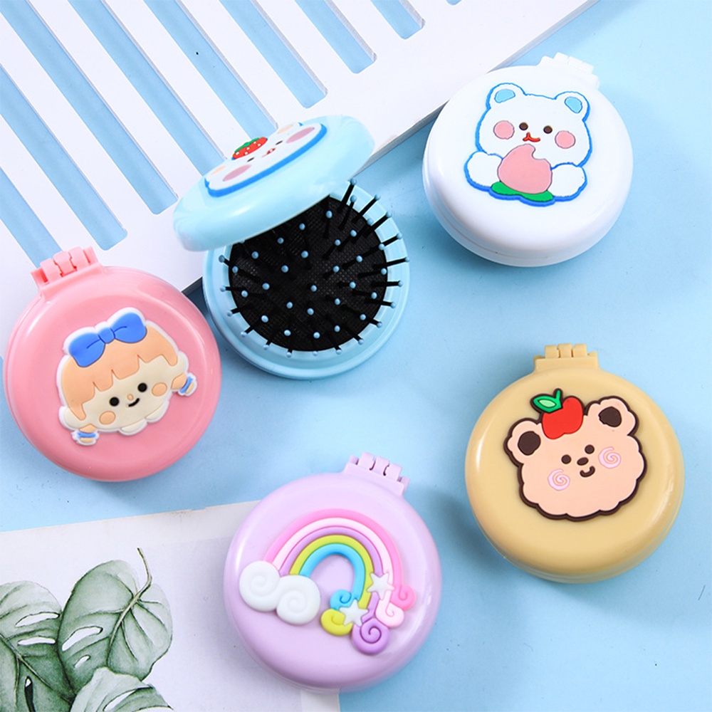 Gương Bạn Gái Cá Tính Tặng Lược GenZ Hình Đáng Yêu