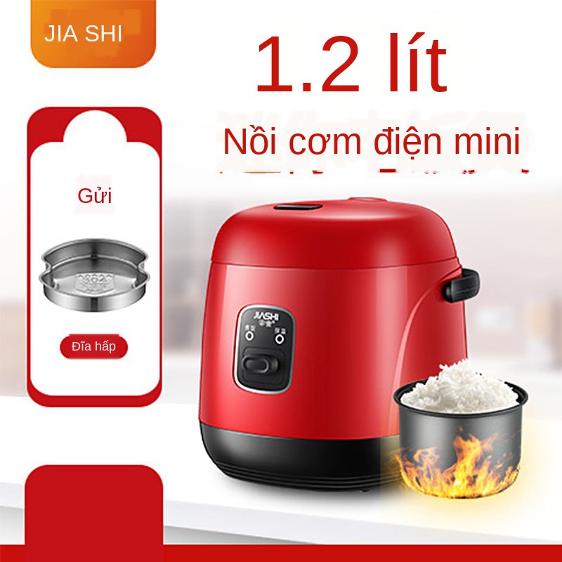 ☂Nồi cơm điện Jiashi thông minh 2.5 mini nhỏ gia đình đích thực 1-2-3 ký túc xá tự động duy nhất