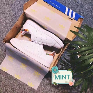 (Video cận cảnh) Giày thể thao Sneaker Stan Smith Gót Hoa