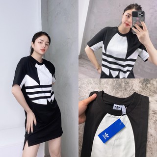 | ảnh thật | váy das logo trắng in to