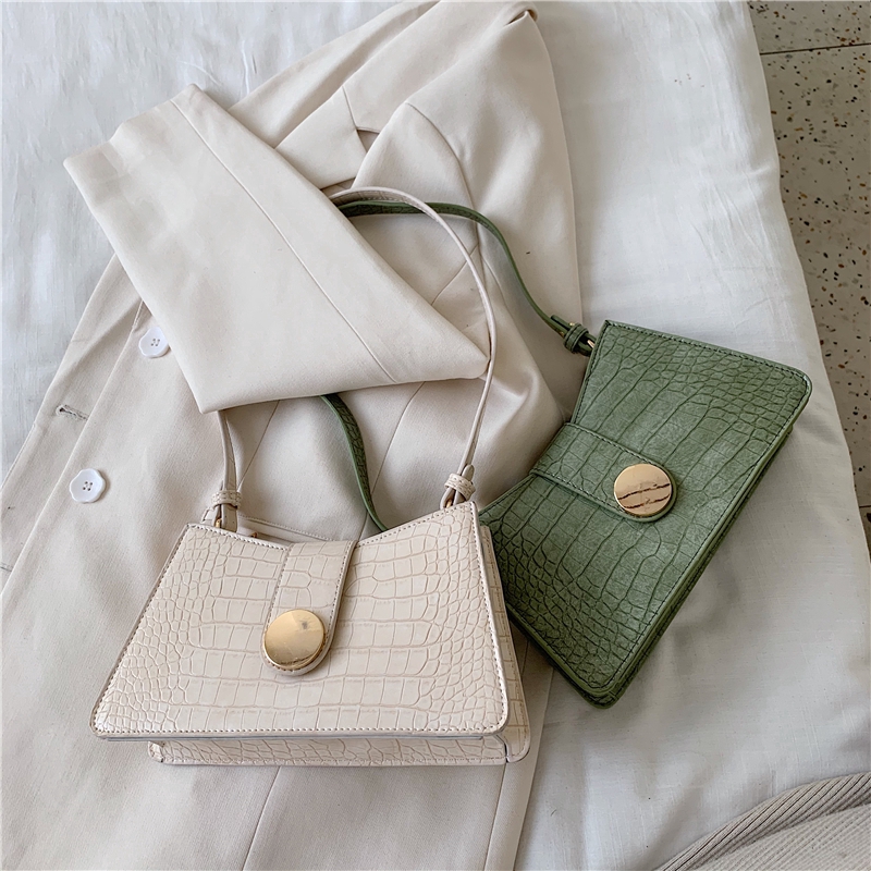 Túi đeo vai màu trơn phong cách thời trang đơn giản dành cho phái đẹp IELGY