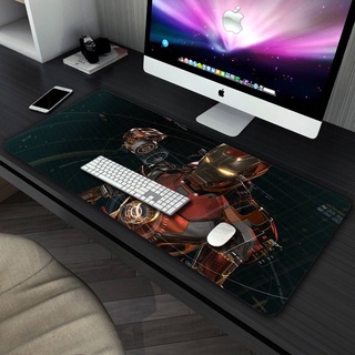 Tấm Lót Chuột Và Bàn Phím Cỡ Lớn Chống Thấm Nước Hình Marvel Iron Man