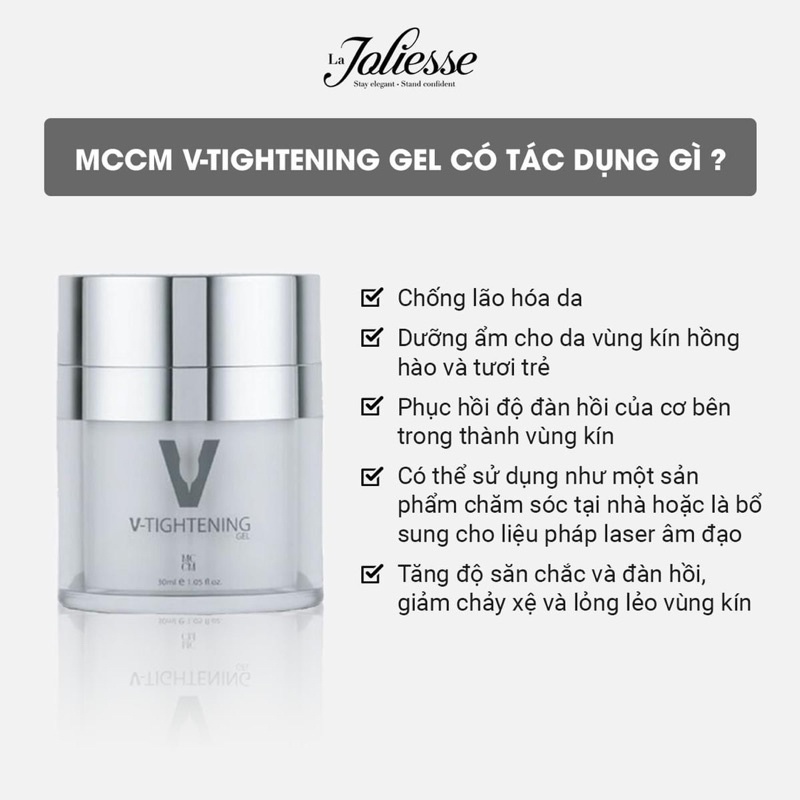 Gel săn chắc, se khít V-tightening MCCM