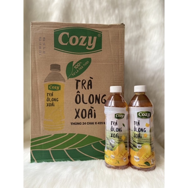 1 Thùng Trà Ô Long Xoài Cozy /24 Chai *445ml