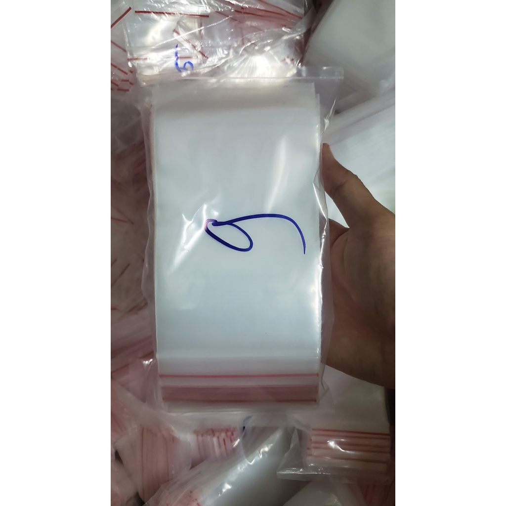 100gr túi zip chỉ đỏ loại dày đẹp