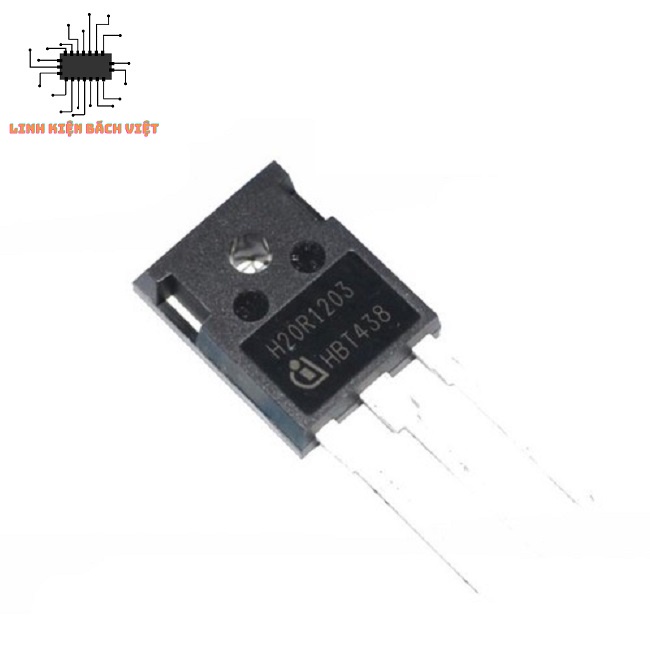 IGBT bếp từ H20R1203 ( 20A-1200V) tháo máy mặt gương chân dài