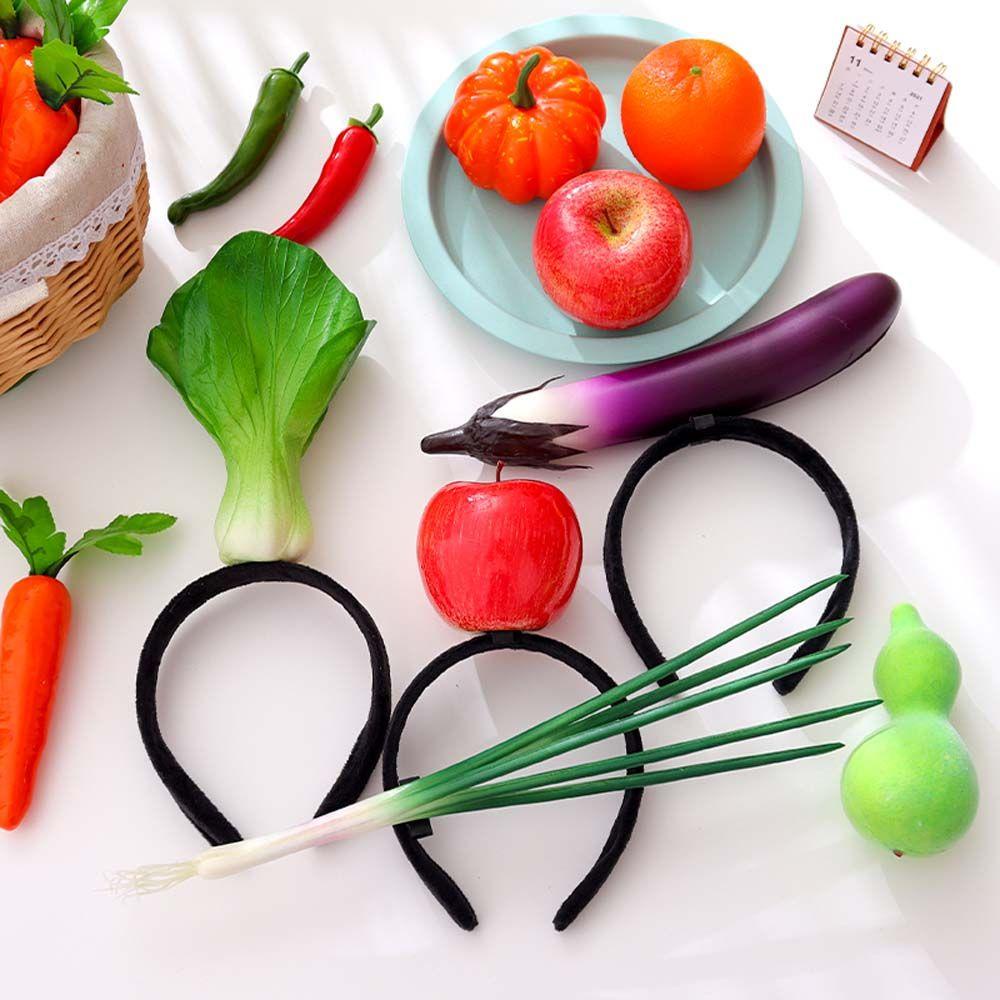 Băng Đô Cà Rốt / Dưa Hấu / Rau Củ Dễ Thương Phong Cách Trung Hoa