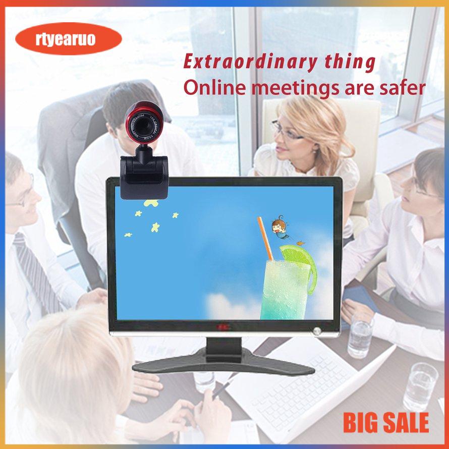 Webcam kỹ thuật số gắn laptop có míc độ phân giải HD kết nối đầu USB2.0