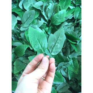 [FREE SHIP 99K] 50 Lá hoa hồng giả lá đơn