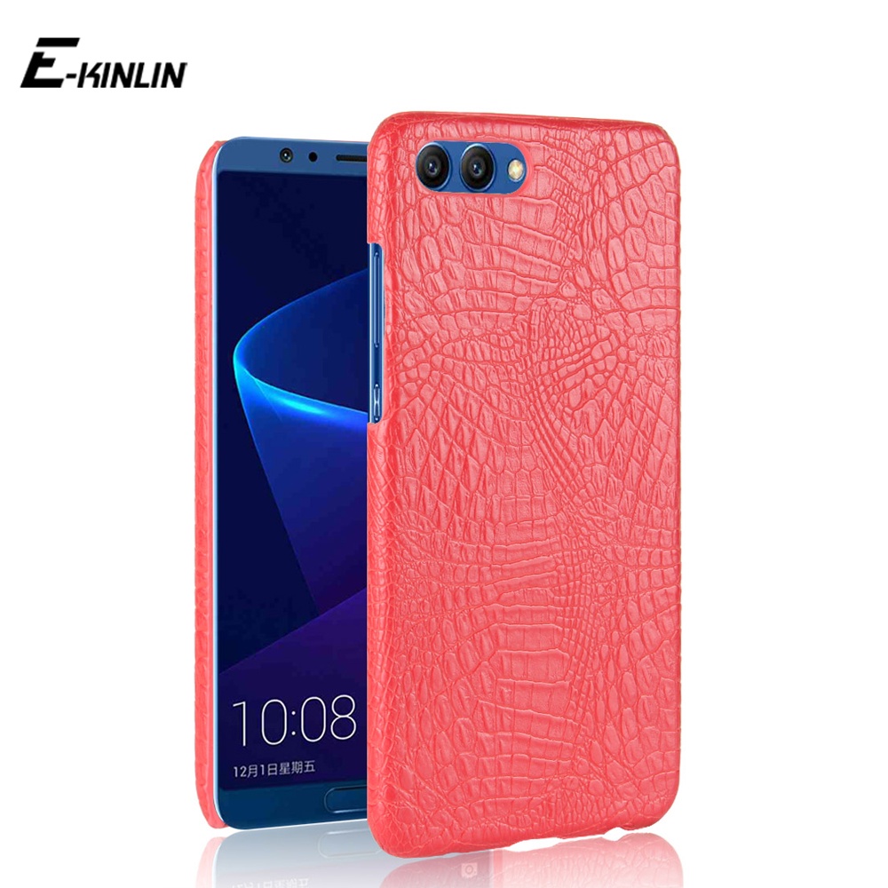 Ốp Điện Thoại Nhựa Cứng Giả Da Cá Sấu Phong Cách Cổ Điển Cho Huawei Nova 7 6 SE 7i 5 5i Pro 5T