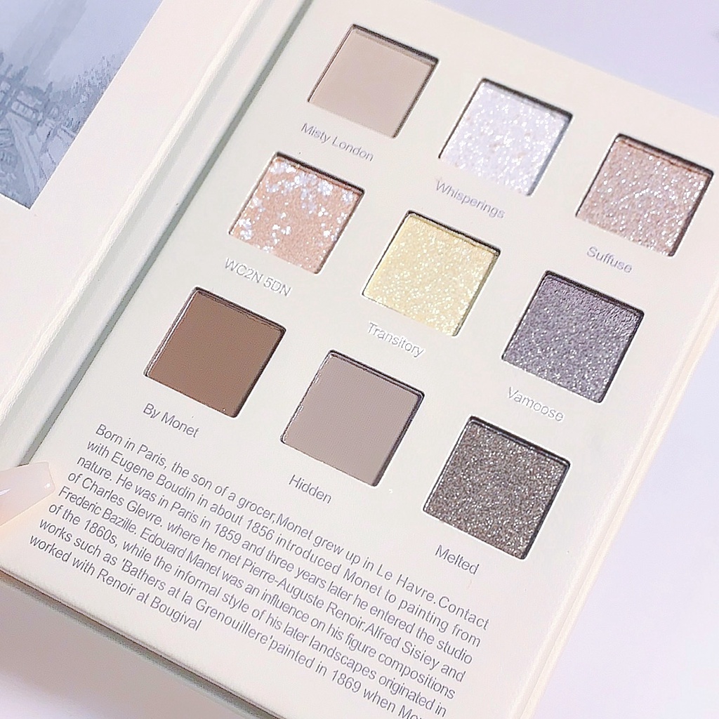 Bảng phấn mắt Muge Leen hình quyển sách Heartstrings Among The Dreamland 9 ô