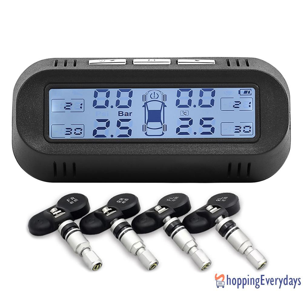 Hệ Thống Theo Dõi Áp Suất Lốp Xe Hơi Tpms Với 4 Cảm Biến An-10