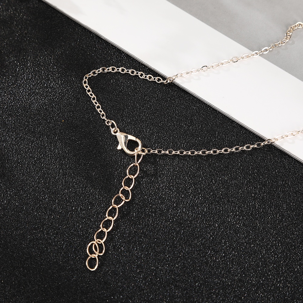 Dây chuyền HAIMEIKANG mặt hình trái tim đính đá thời trang cho cặp đôi