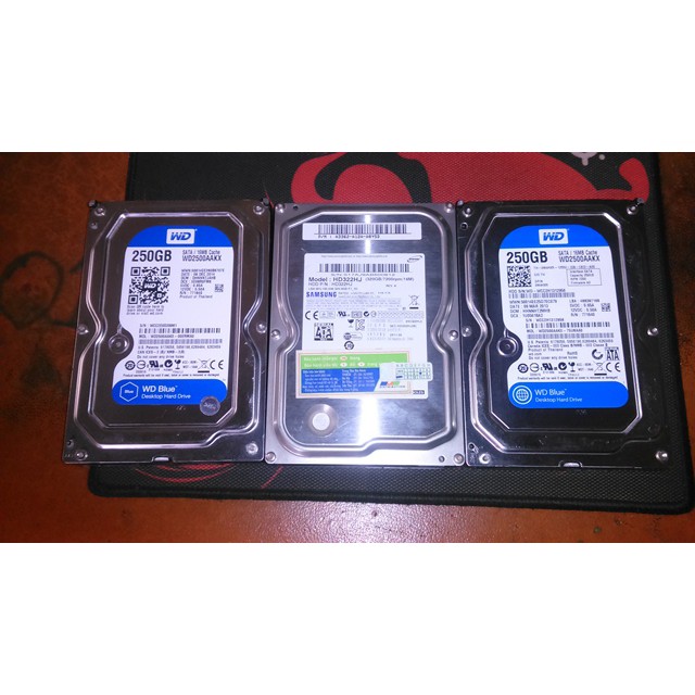 HDD 250Gb tháo máy đồng bộ HP, Dell
