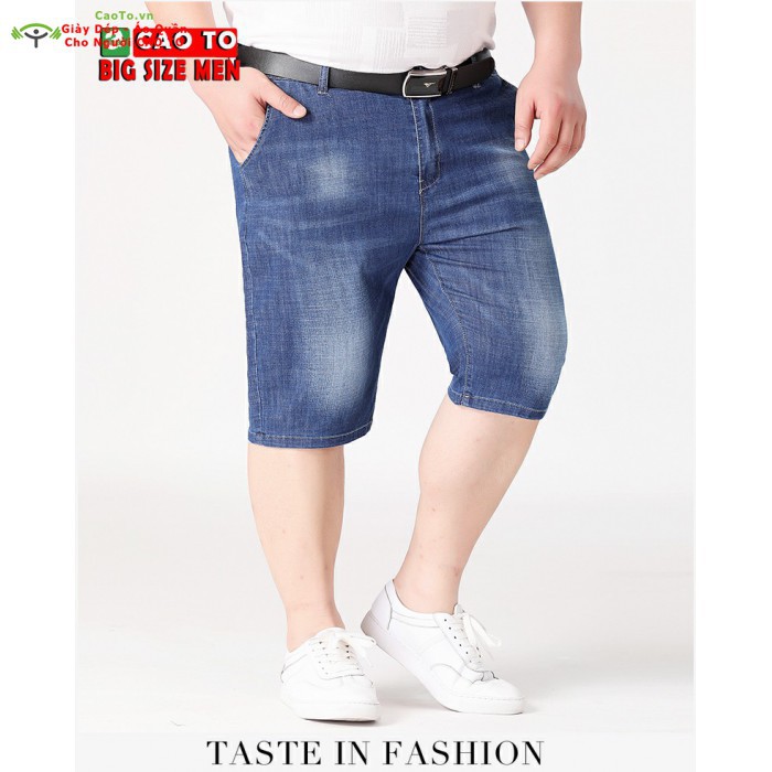 Quần Short Jean Xanh Nam Big Size -36-38-40-42-44