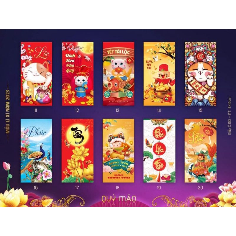 Bao lì xì Tết 2023 deal 1k