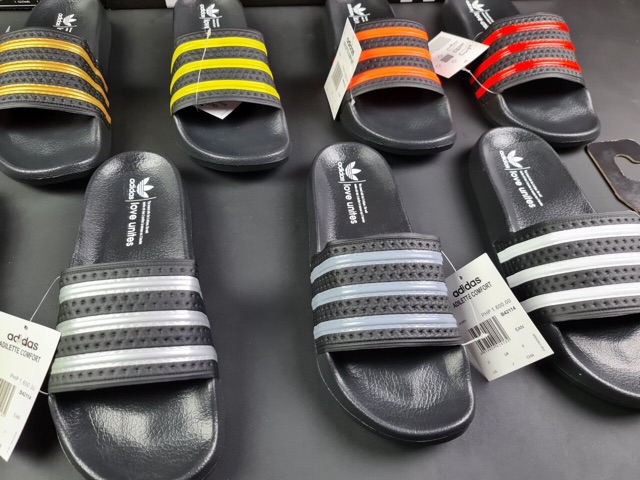 𝐑ẻ 𝐓Ế𝐓 xa kho DÉP ADIDAS ADILETTE Chính Hãng - FULL BOX - Dép Bánh Mì Đen . [ SALE ] . . 🌟 2020 . : ₁ ^ ^ ; ོ , .