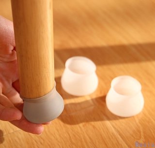 1 Vỏ Bọc Chân Bàn Ghế Gỗ Bằng Silicagel Chống Trượt Chống Mài Mòn Không Gây Tiếng Ồn