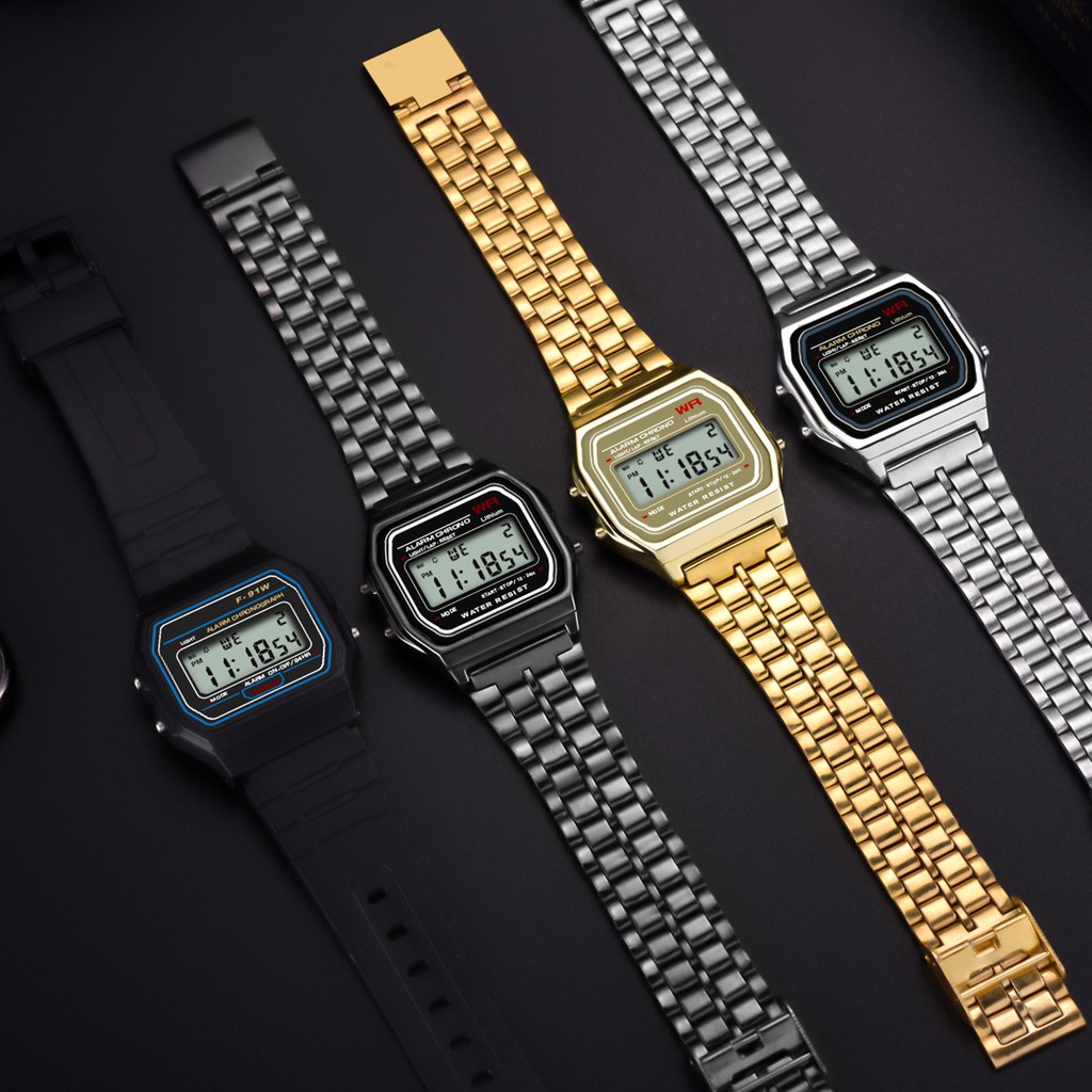 (Giá sỉ) Đồng hồ điện tử Unisex dây thép C120 có báo thức ,lịch ngày tự động, đèn ban đêm, kháng nước sinh hoạt nhẹ | BigBuy360 - bigbuy360.vn