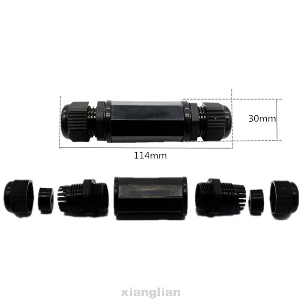 Đầu Nối Dây Cáp Mạng Rj45 Ip67 Màu Đen Hai Đầu Chống Thấm Nước | BigBuy360 - bigbuy360.vn