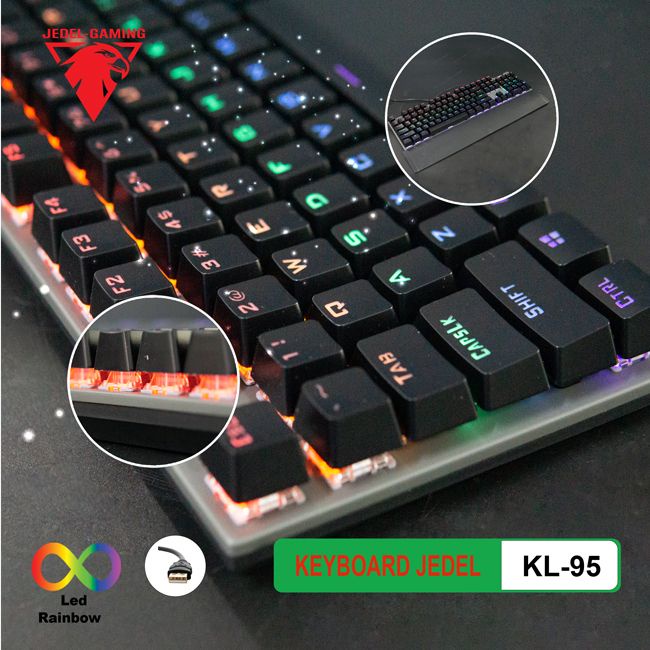 Bàn phím cơ JEDEL LED KL-95