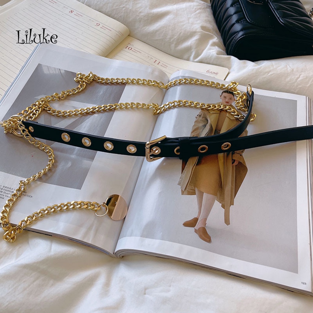 Dây Thắt Lưng Nữ Nhiều Lớp Mạ Vàng/Bạc Thời Trang