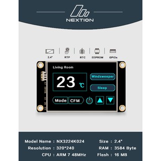 Màn hình Nextion NX3224K024 HMI LCD 2.4 inch