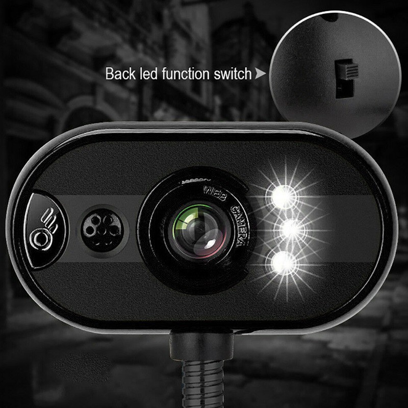 Webcam cổng USB có camera HD với tầm nhìn ban đêm cho máy tính để bàn
