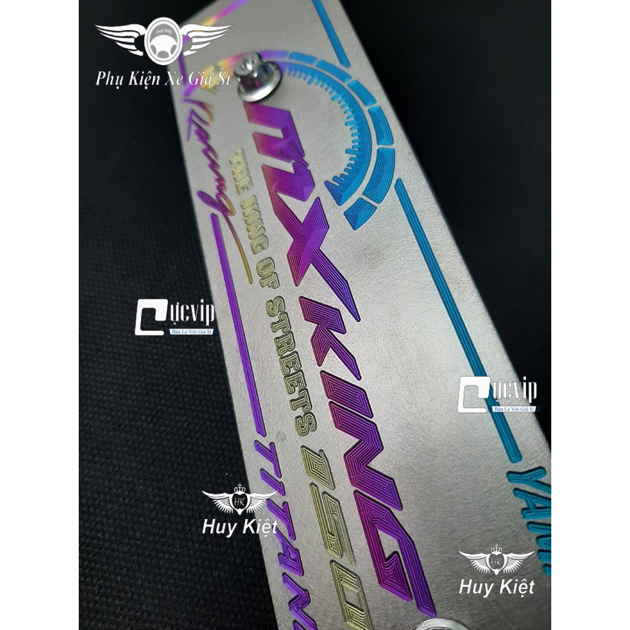 [Giá Hủy Diệt] - (3680) - Bảng Tên MX King Titan (Mẫu Titan Điện Phân) Kèm 2 Ốc Salaya
