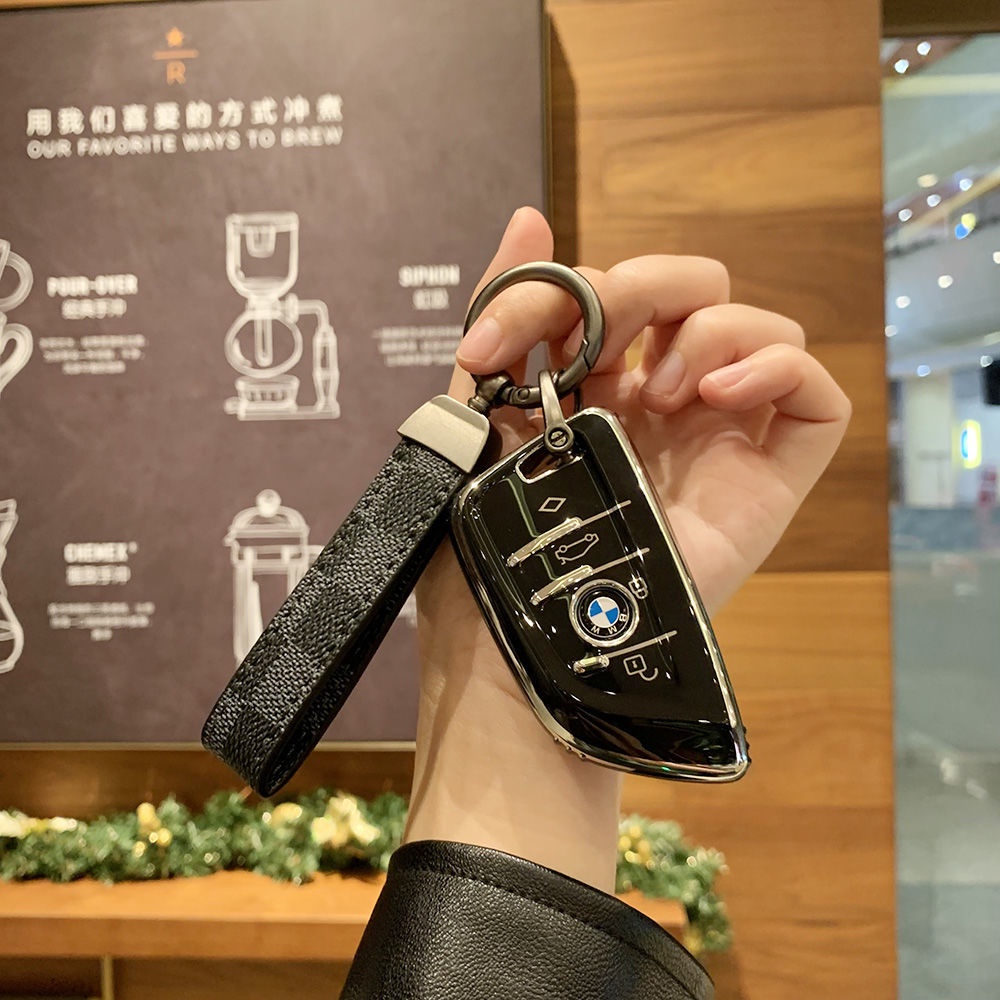 Tpu Vỏ Chìa Khóa Điều Khiển Từ Xa Cho BMW 320 325 523 X1 X3 X4 X5 X6 3 5 Series