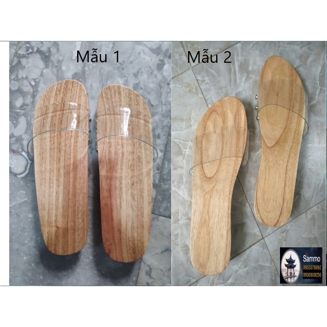 Guốc Gỗ Mộc Nam Nữ Size 35 Đến 44