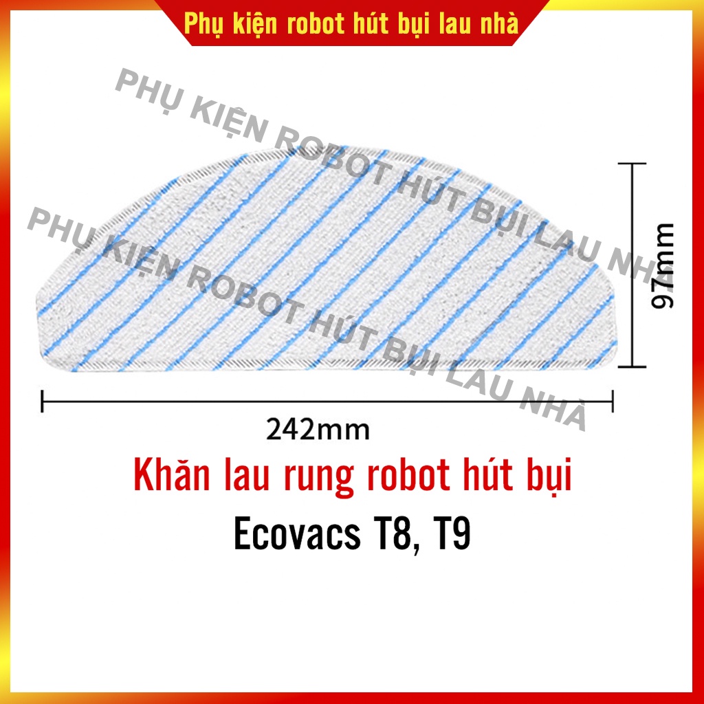 Khăn lau rung robot hút bụi Ecovacs T8, T9 | BigBuy360 - bigbuy360.vn