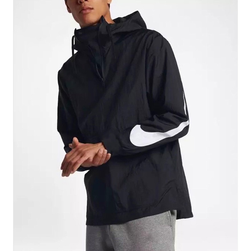 [HÀNG_CHÍNH_HÃNG] ÁO KHOÁC NIKE QUICK DRY PULLOVER - ĐEN / TRẮNG