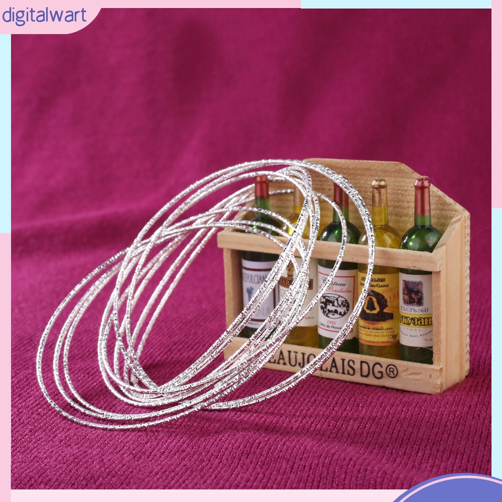 Set 10 vòng tay hợp kim thiết kế đơn giản cá tính dành cho nữ