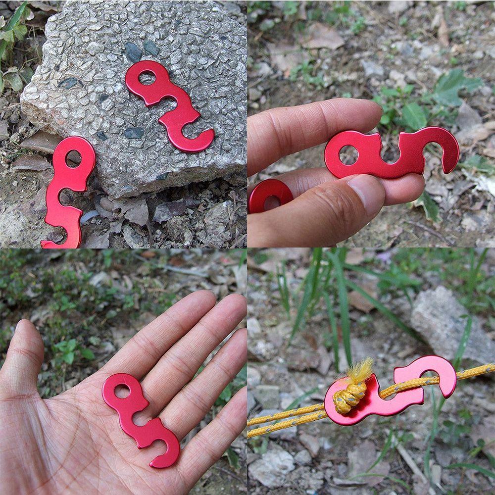 Set 2 / 4 / 6 Móc Khóa Dây Thừng Điều Chỉnh Được Dành Cho Hoạt Động Ngoài Trời