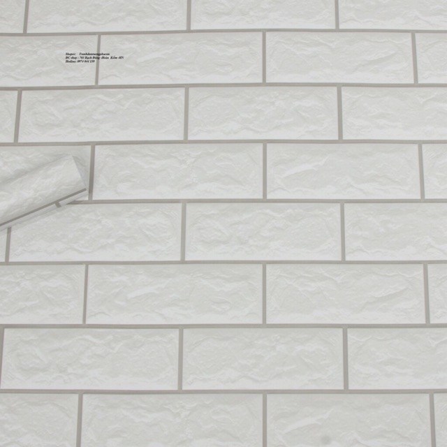 giấy dán tường giả gạch khổ 1m2