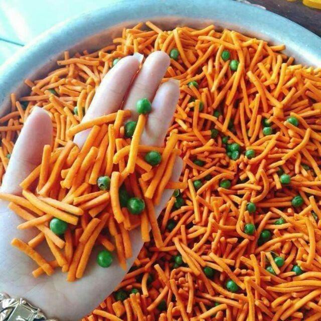 Bim bim que đậu hà lan hủ 500g, Bánh que ăn vặt dành cho trẻ em, snack bim bim que cho bé