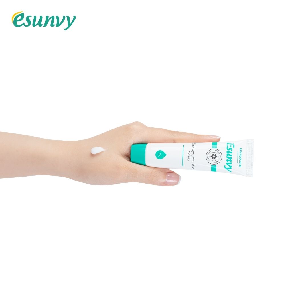 Kem Giảm Mụn Esunvy Thành Phần Tự Nhiên, Giúp Sạch Mụn, Hết Thâm, Mờ Sẹo Phù Hợp Với Mọi Loại Da Tuýp 20g TMP002