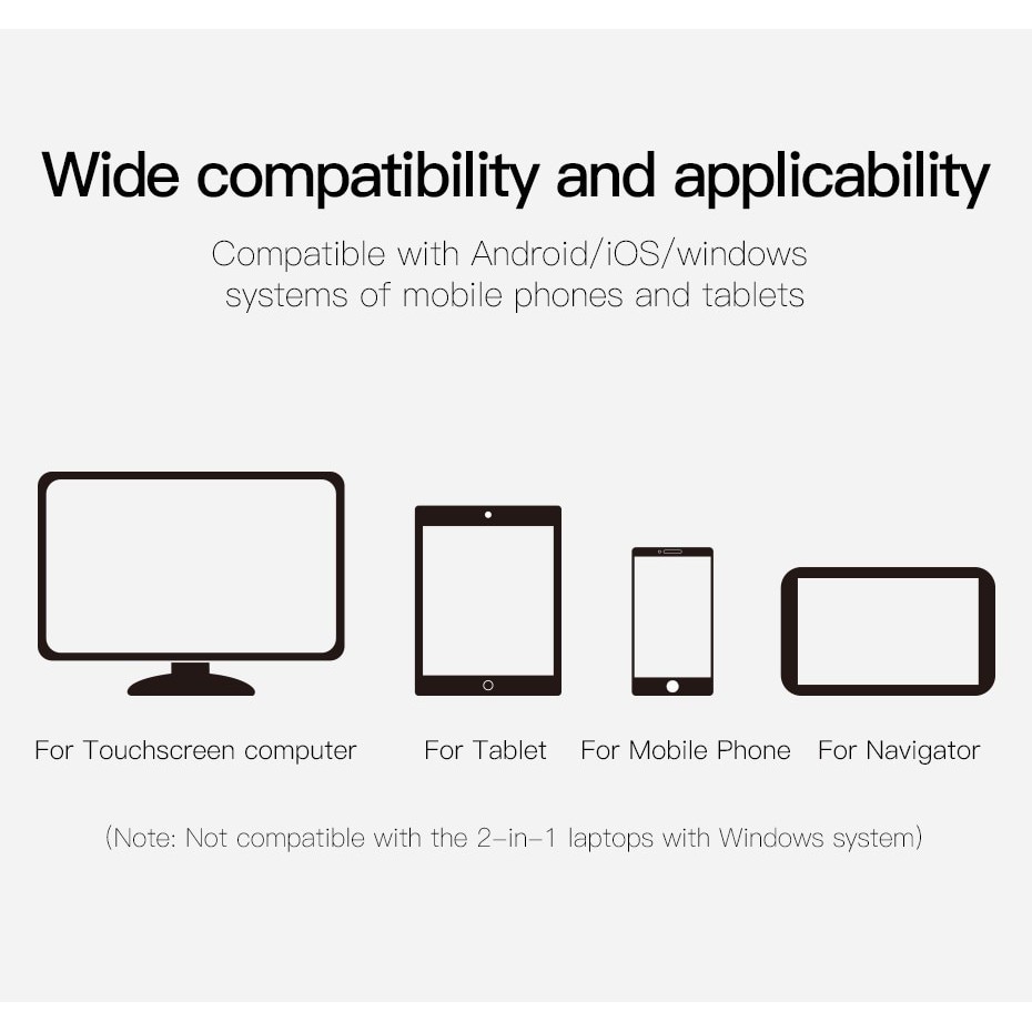 BÚT CẢM ỨNG IPHONE IPAD ANDROID ĐIỆN THOẠI MÁY TÍNH BẢNG 2 TRONG 1 BASEUS HOUSEHOLD PEN BÚT CẢM ỨNG ĐIỆN DUNG | BigBuy360 - bigbuy360.vn