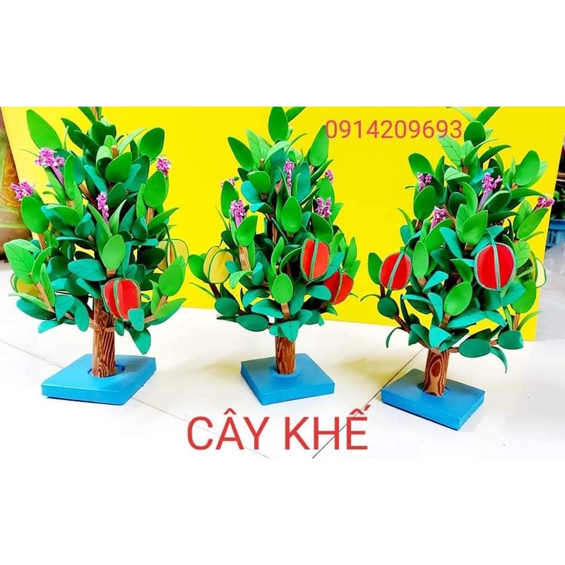 CÂY ĂN QUẢ - CÂY HOA XỐP - Đồ chơi mầm non