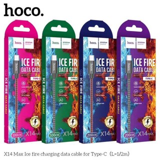 Cáp sạc nhanh hoco x14 max type-c chính hãng chống gãy, chống đứt