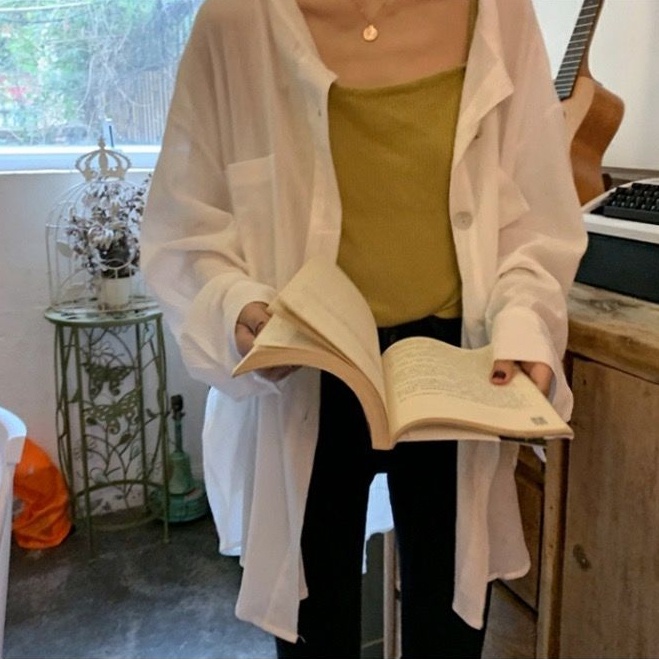 Áo Sơ Mi Mỏng Dáng Rộng Phong Cách Retro Phương Tây Mẫu Mới 2022 Thời Trang Mùa Hè Dành Cho Nữ