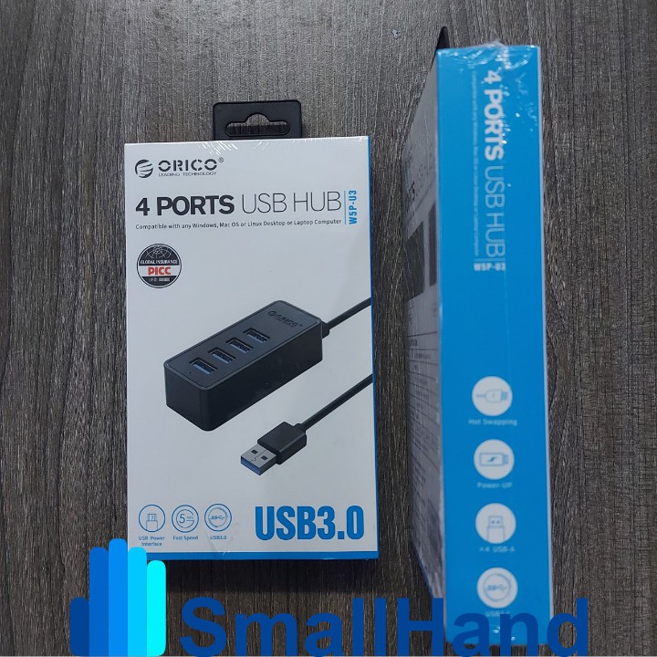 Bộ chia 4 cổng USB 3.0 – Hub Orico W5P-U3 – Chính Hãng – Bảo hành 12 tháng – USB3.0 Four – Port Hub