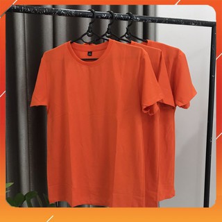 Áo thun cam đậm đủ size - ảnh thật