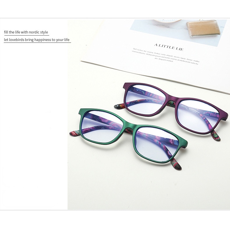 Kính đọc sách mới chống ánh sáng xanh chống bức xạ Kính đọc sách Resin HD Kính đọc sách của nam giới + 100, + 150, + 200, + 250, + 300, + 350, + 400