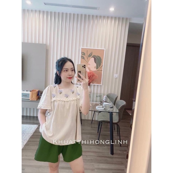 Bộ thêu hoa đậu biếc bigzie(55-90kg)