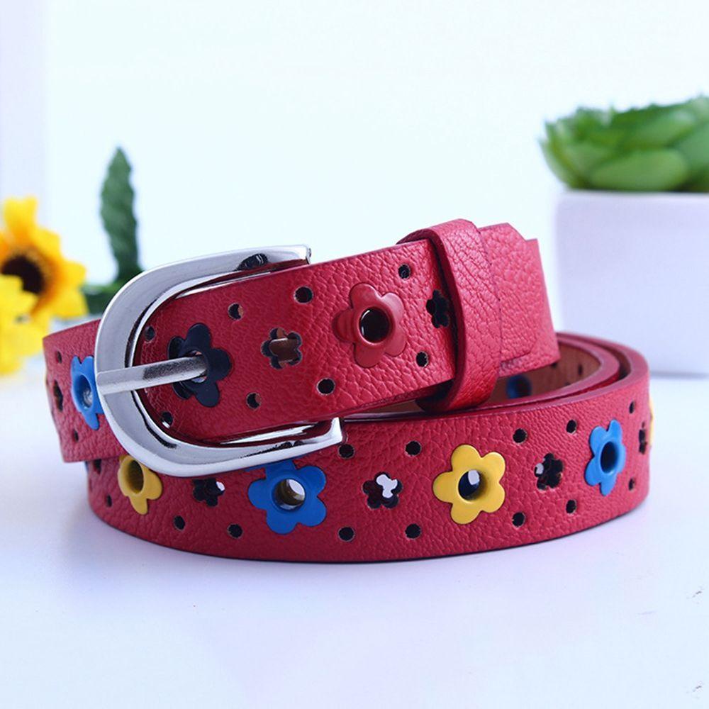 Thắt Lưng Da PU Unisex Có Thể Điều Chỉnh Kích Cỡ Cho Bé