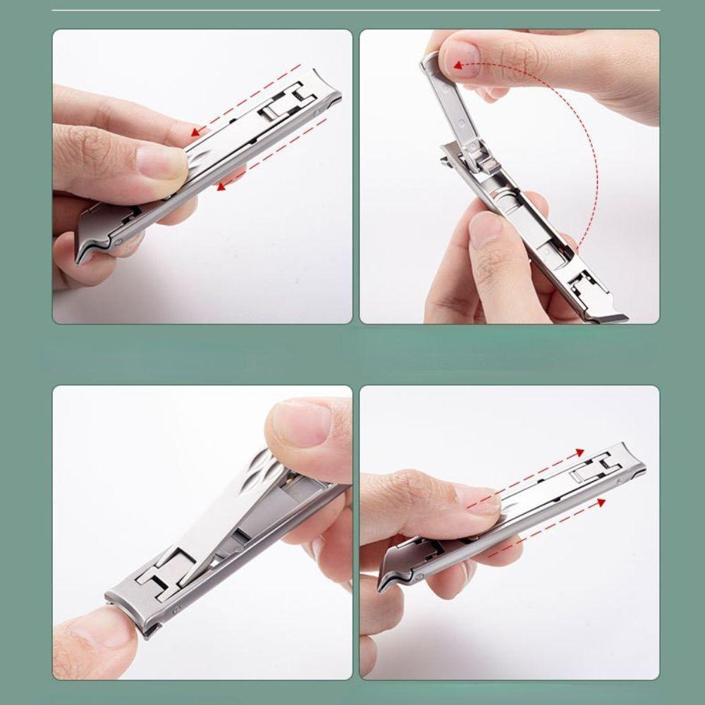 Kềm Cắt Móng Hai Đầu Bằng Thép Không Gỉ Bền Bỉ Chuyên Nghiệp