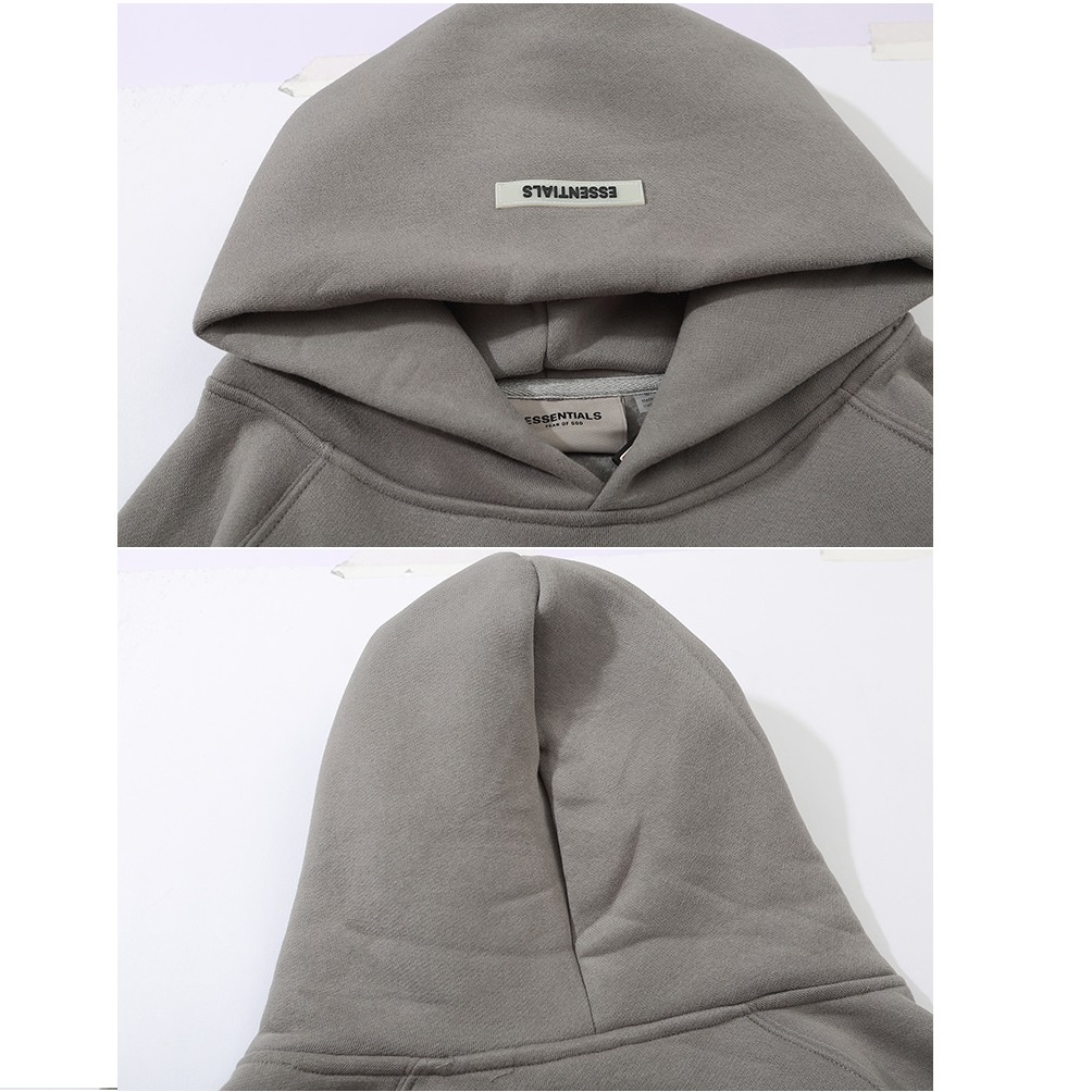 Áo Hoodie Essentials Fear Of God SS20, Essentials FOG Hoodie in cao su nổi Chất liệu nỉ bông, 5 màu DuSo.Lux