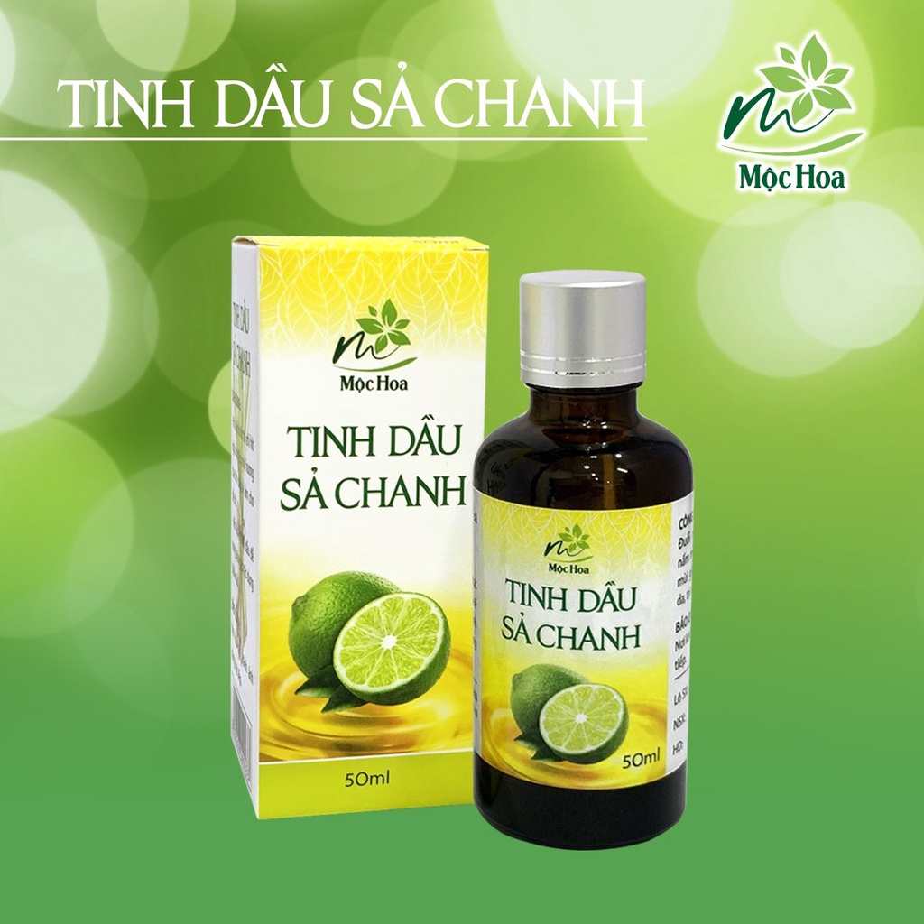Tinh dầu sả chanh Mộc Hoa thơm mát khử mùi đuổi muỗi